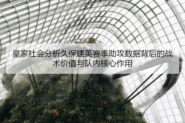 皇家社会分析久保建英赛季助攻数据背后的战术价值与队内核心作用